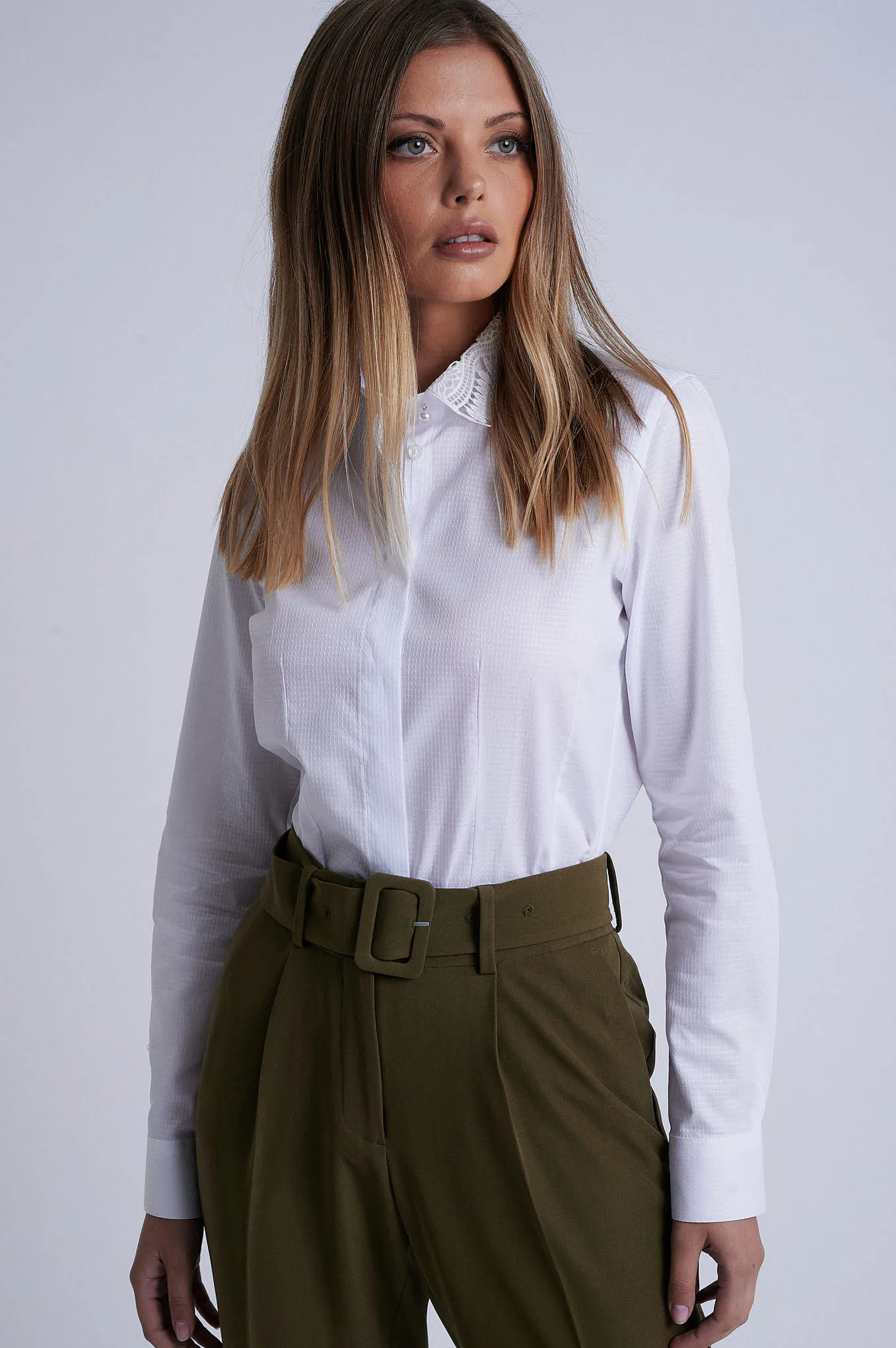100% cotton collar shirt