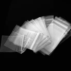 1000 Seal Poly Bag Reclosable Clear Plastic Reclosable Baggies W 2 x 3 H New