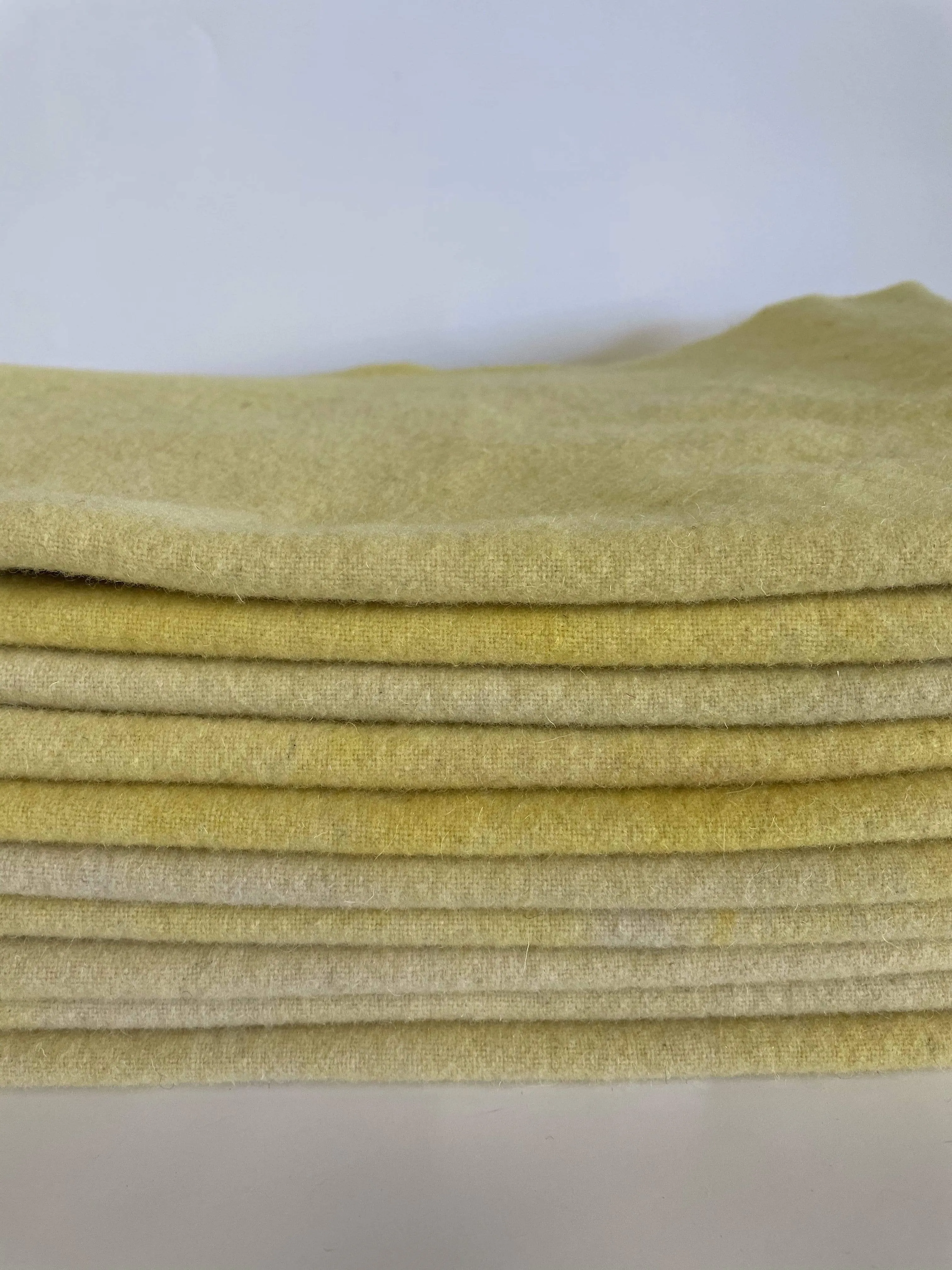 $14 Wool Swatch - Shades of Yellow