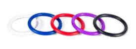 2 Inches Nitrile C-Rings Rainbow from Spartacus Leathers