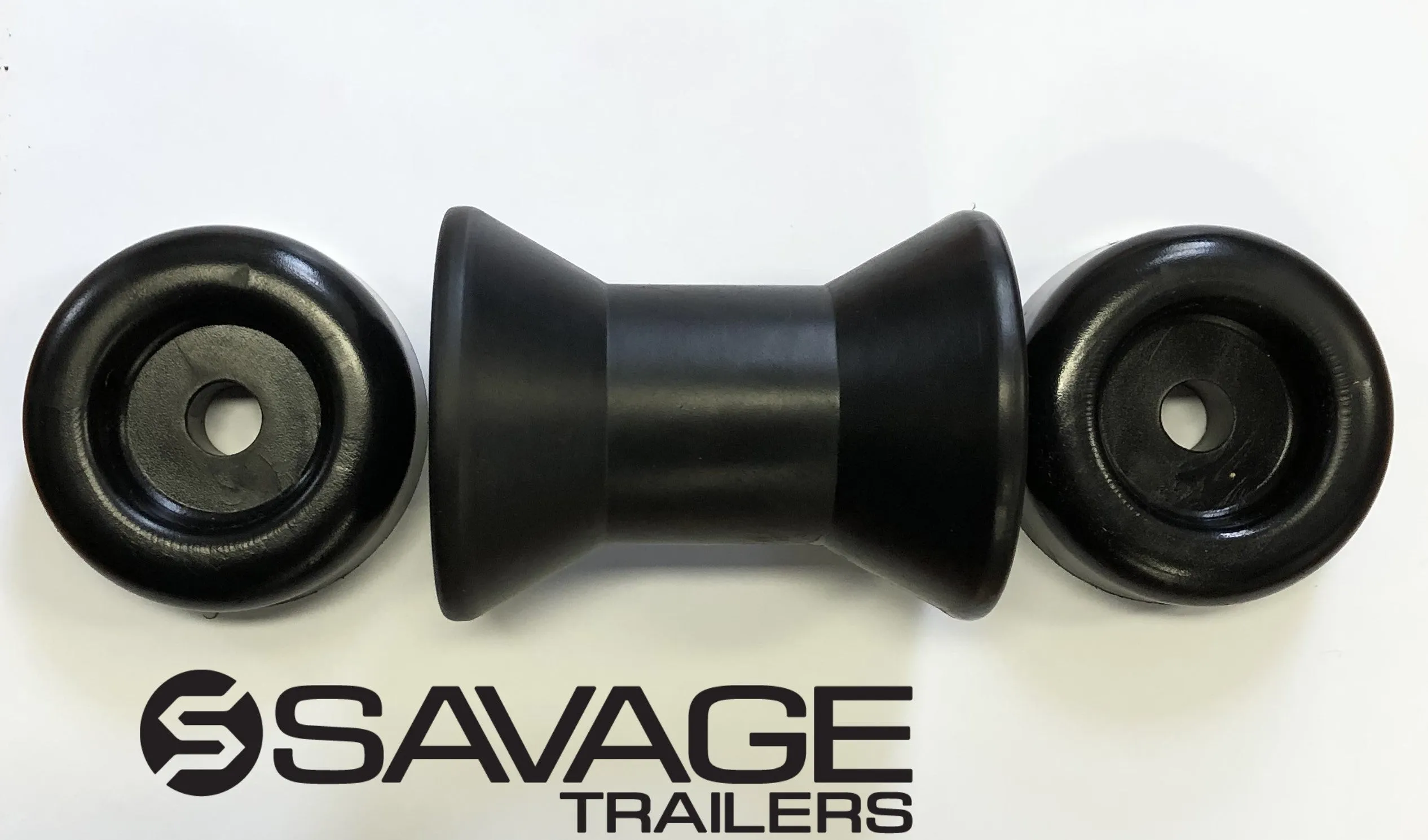 4" Bow Roller with End Protector Caps to suit Fibreglass Boats x 5