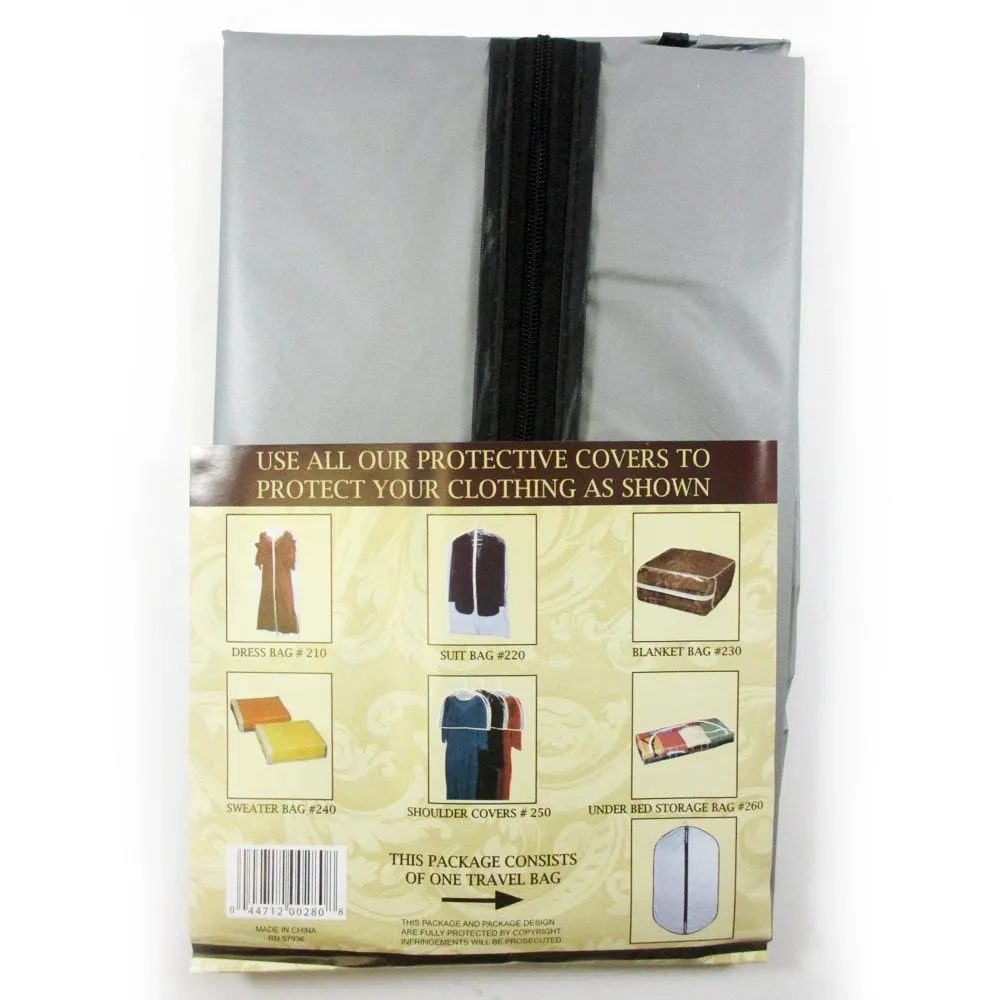 6 Pc Garment Bag Travel Suit Dress Storage 40" Cover Full Zipper Coat Carrier