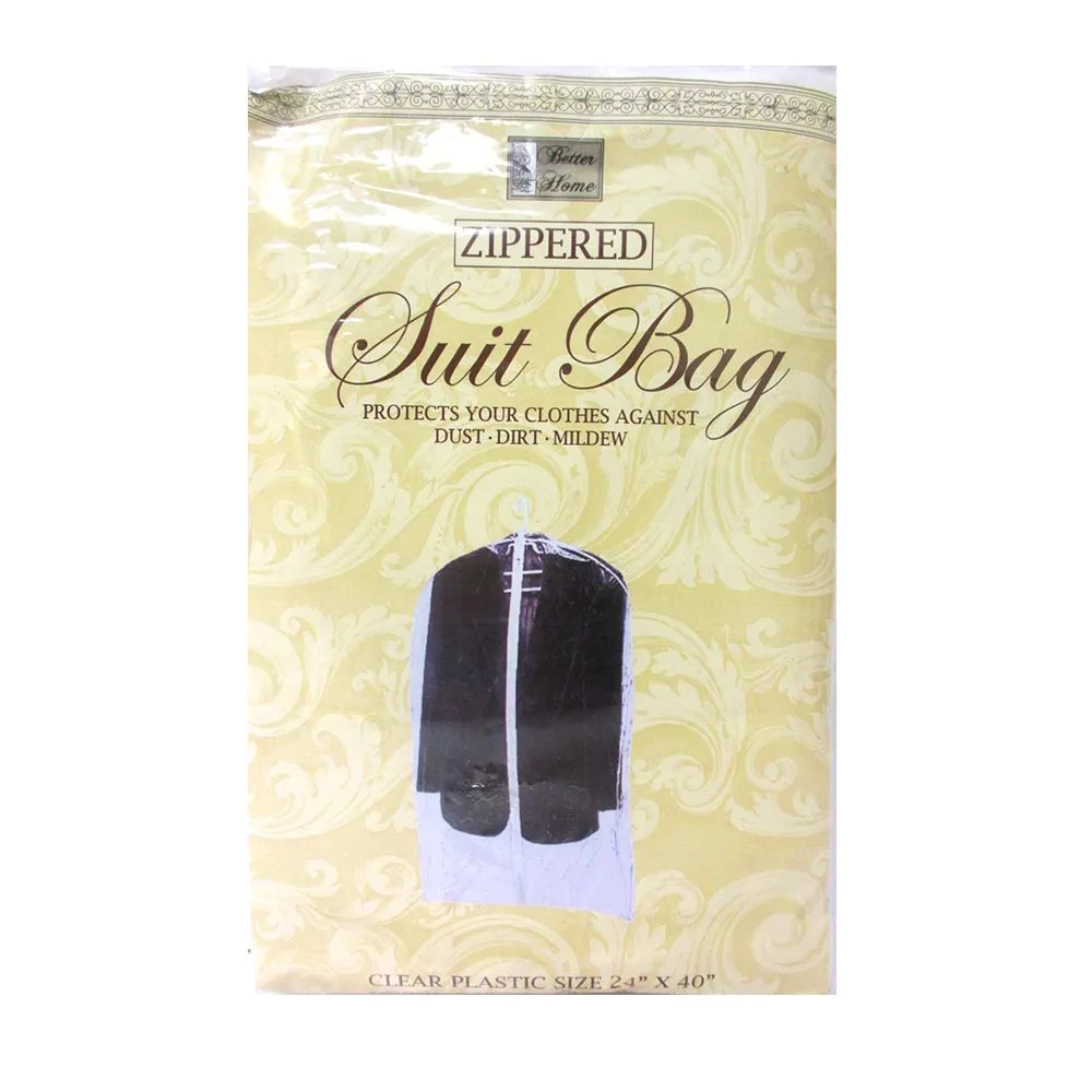 6 Plastic Clear Dust Proof Cover Suit Dress Garment Bag Storage Protect 24"x40"