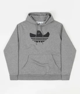 Adidas Shmoofoil Logo Hoodie - Core Heather / Black