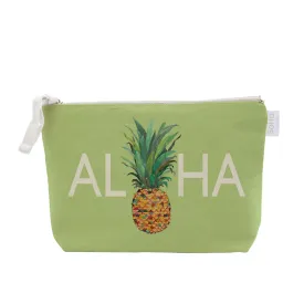 Aloha Pineapple Cosmetic Bag, Large