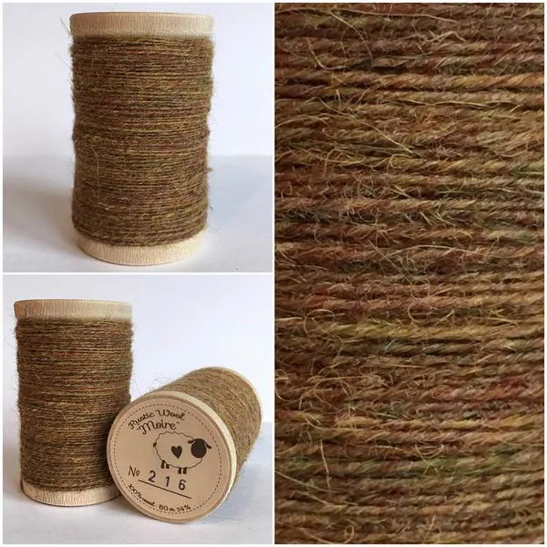 AUTUMN GOLD Hand Dyed Wool  Bundle for Rug Hooking and Wool Applique