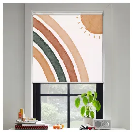 Bohemian Rainbow and Sun Window Roller Shade