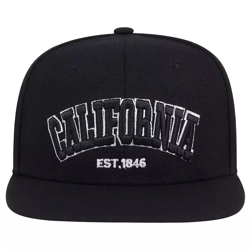 California 1846 Black Snapback Cap
