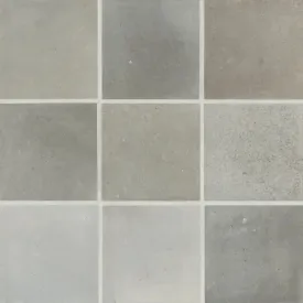 Celine 4" x 4" Matte Porcelain Floor & Wall Tile in Greige