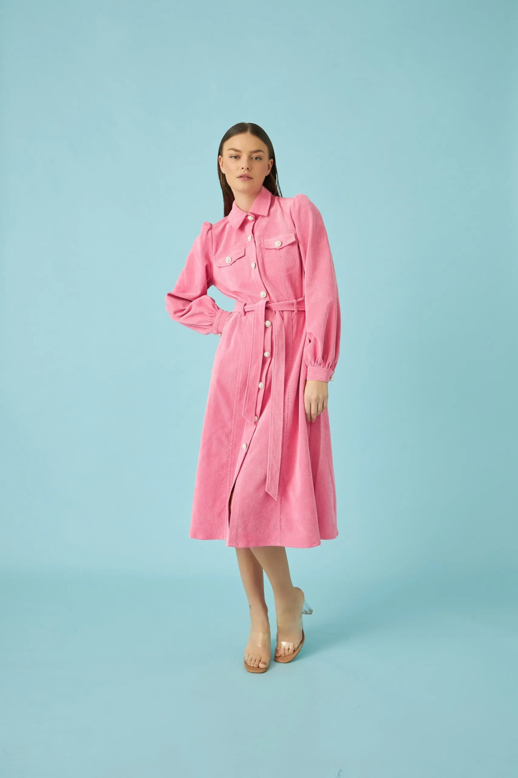 Celine Dress - Aurora Pink