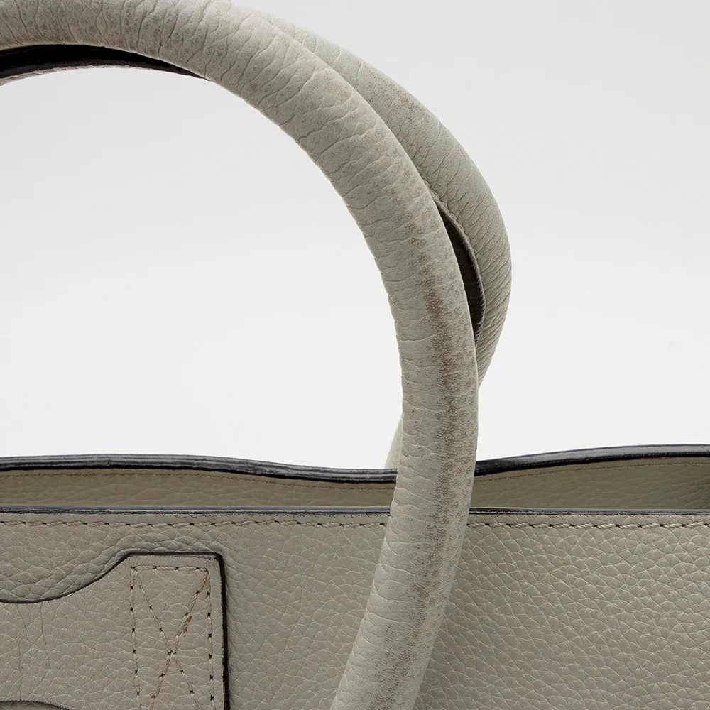 Celine Drummed Calfskin Mini Luggage Tote (SHF-21690)
