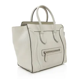 Celine Drummed Calfskin Mini Luggage Tote (SHF-21690)