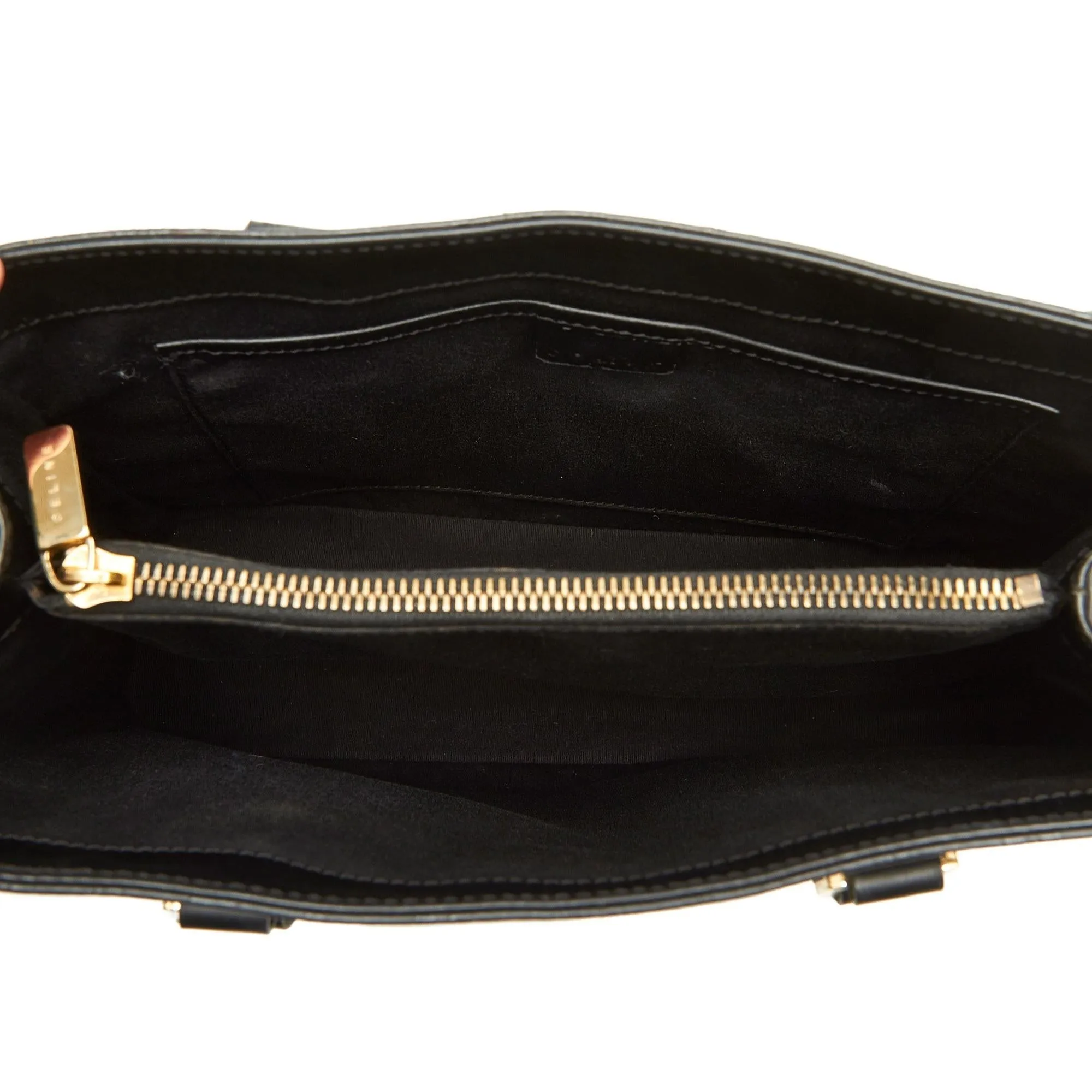 Celine Embossed Leather Tote Bag