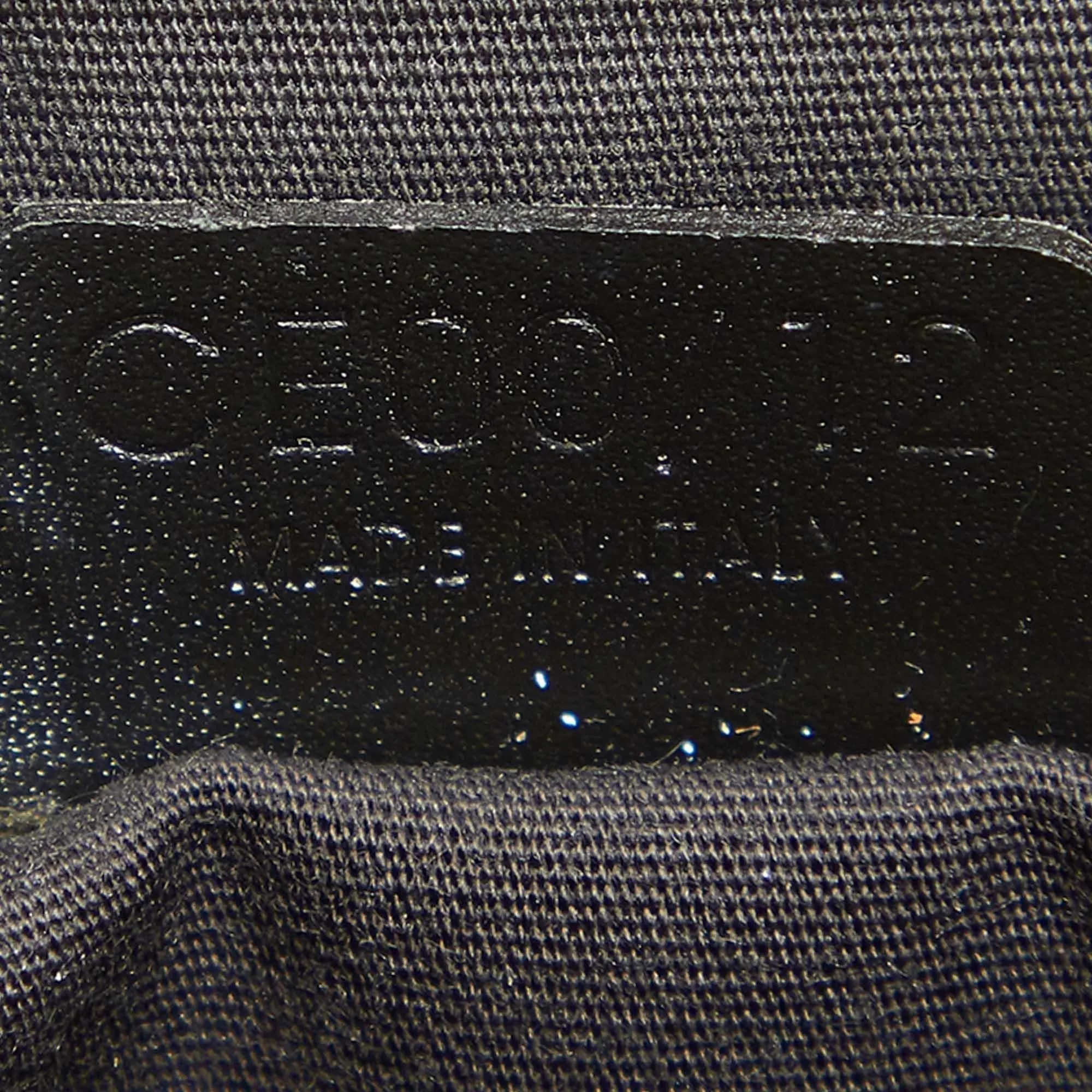Celine Embossed Leather Tote Bag