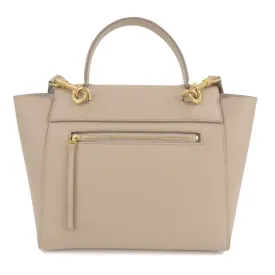 CELINE Leather Micro Belt Bag 2Way Hand Bag Light Taupe 189153