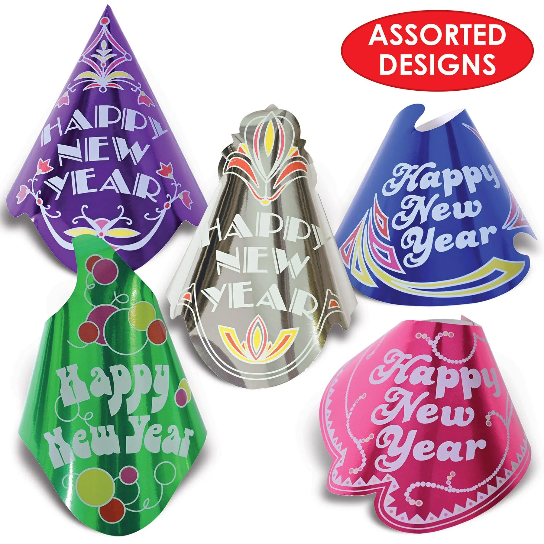 Champagne Hat New Year's Eve Party Kit (50 per Case)