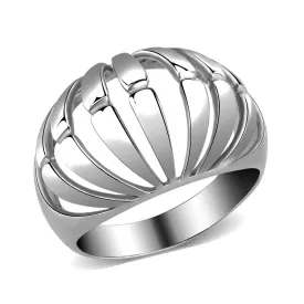CJ3732 Wholesale Women's Stainless Steel Dome Ring
