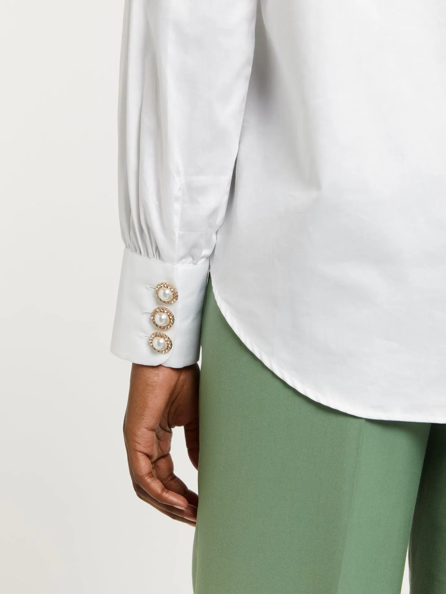 Colarless shirt