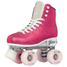 Crazy Glam Adjustable Roller Skates Pink/Silver
