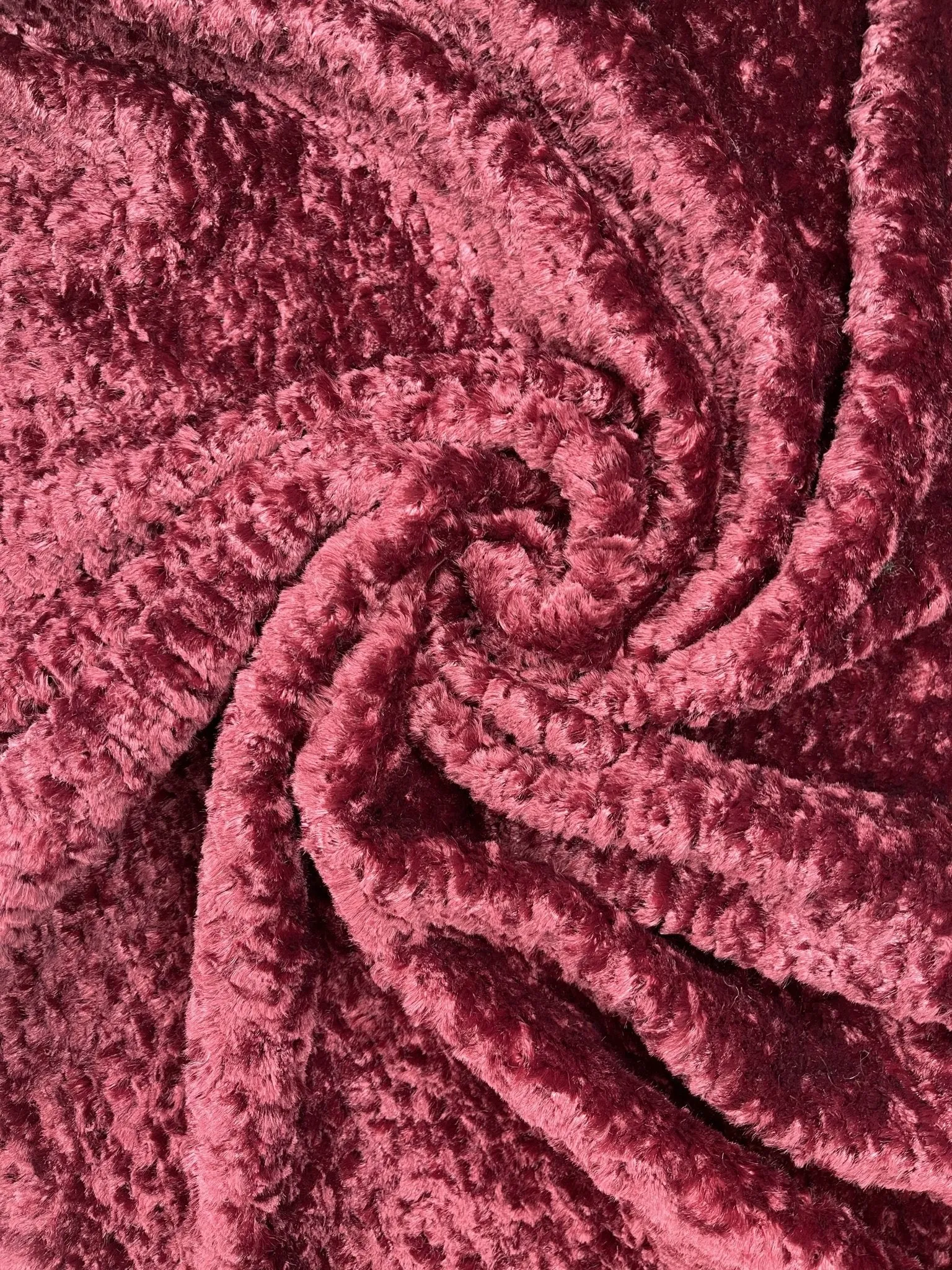 Designer Mink faux Velvet Fur for Jackets