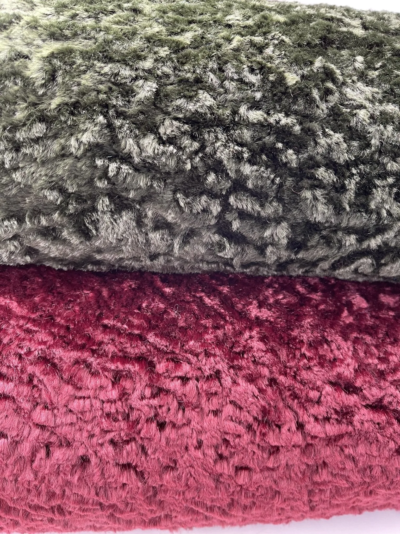 Designer Mink faux Velvet Fur for Jackets