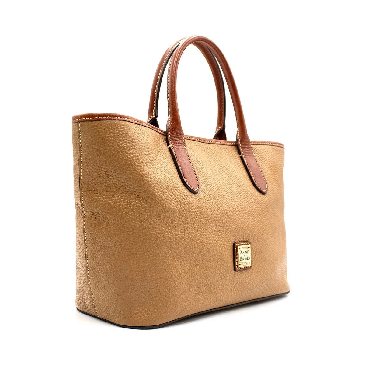 Dooney & Bourke Pebble Tote Bags Leather Brown Colour For Women