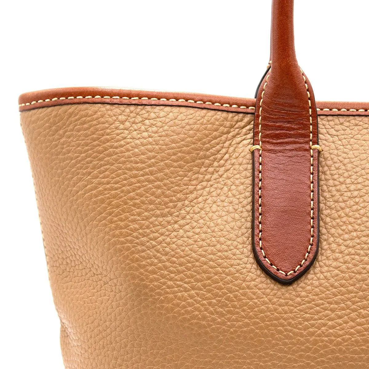 Dooney & Bourke Pebble Tote Bags Leather Brown Colour For Women