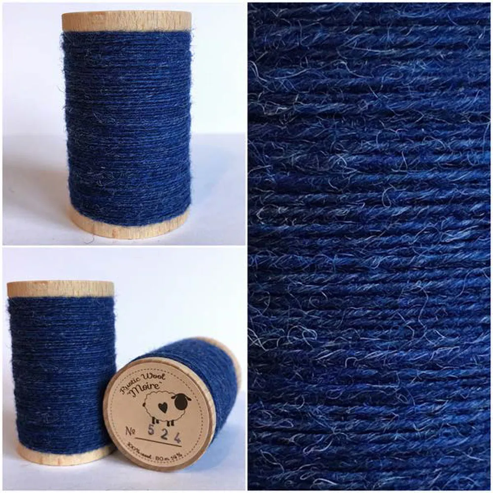 DRAGONFLY Hand Dyed Fat EIGHTH Wool Fabric for Wool Applique and Rug Hooking