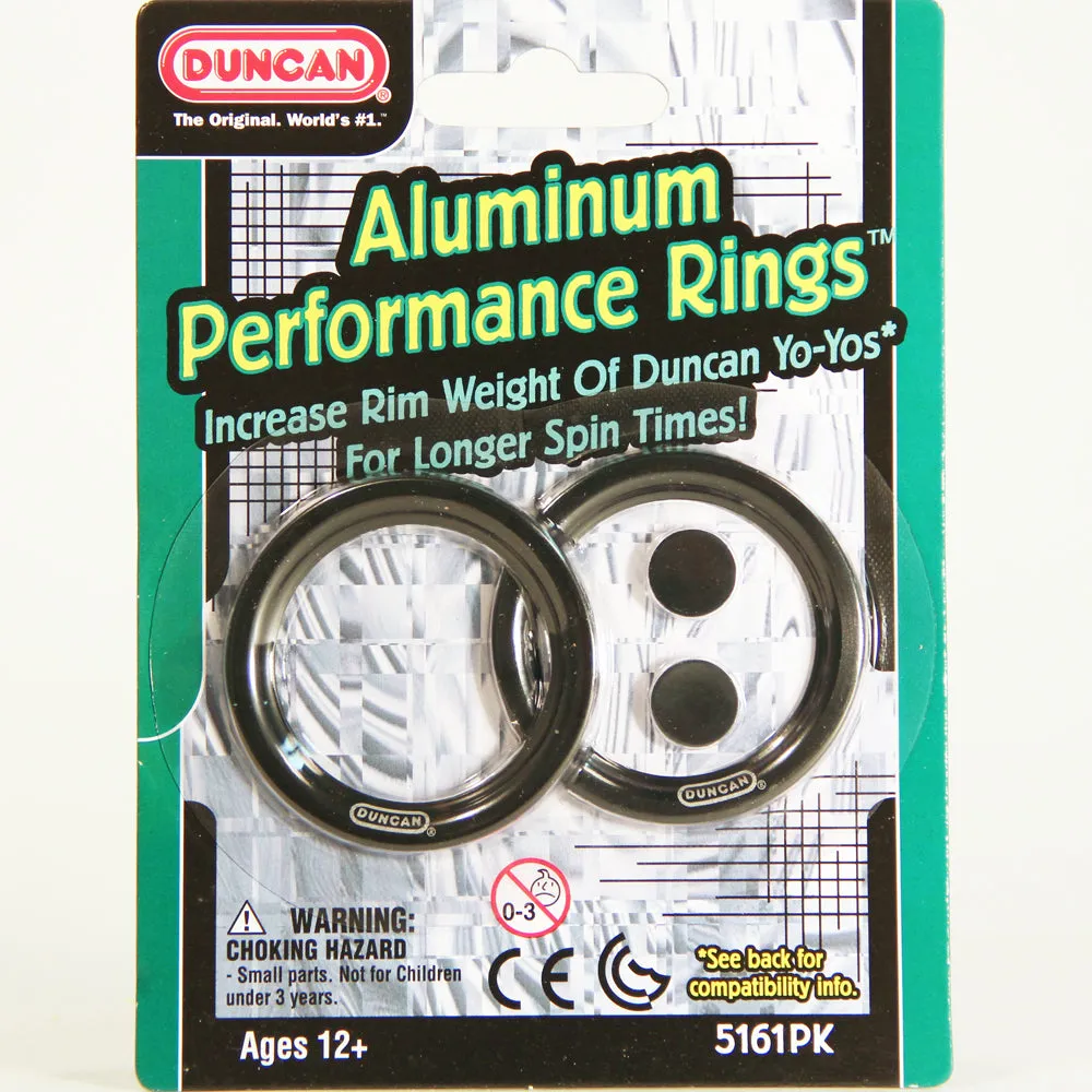 Duncan Aluminum Performance Rings or Weight Rings for Your Yo-Yo