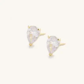 Emily Studs- Pear Cut