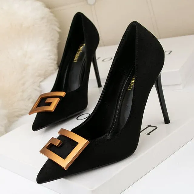 Fashion Brand Pointed Heels Shoes