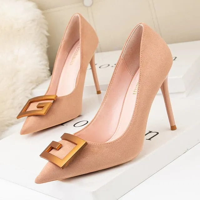 Fashion Brand Pointed Heels Shoes