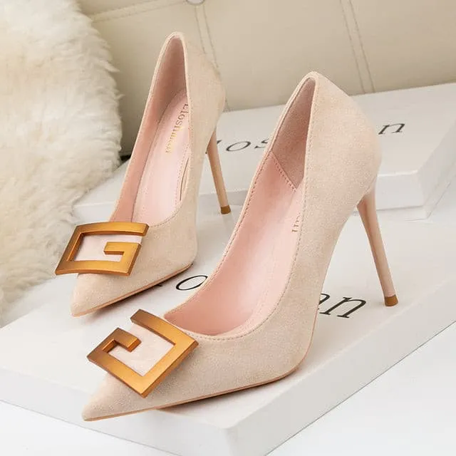 Fashion Brand Pointed Heels Shoes