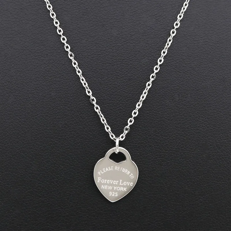Fashion Luxury Famous Brand Love  Necklace