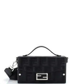 FENDI Baguette Soft Trunk Bag Zucca Leather