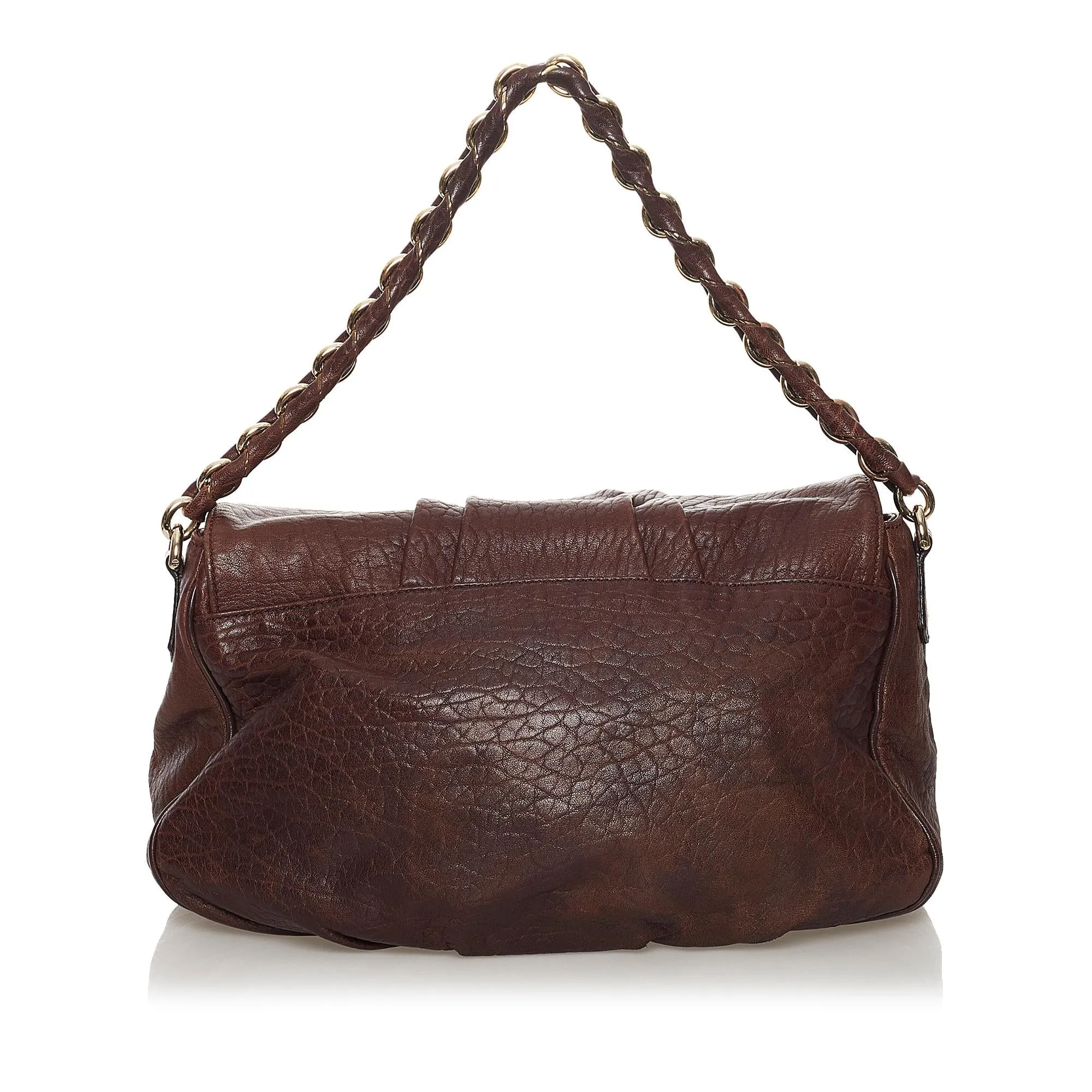 Fendi Mia Leather Shoulder Bag (SHG-33538)