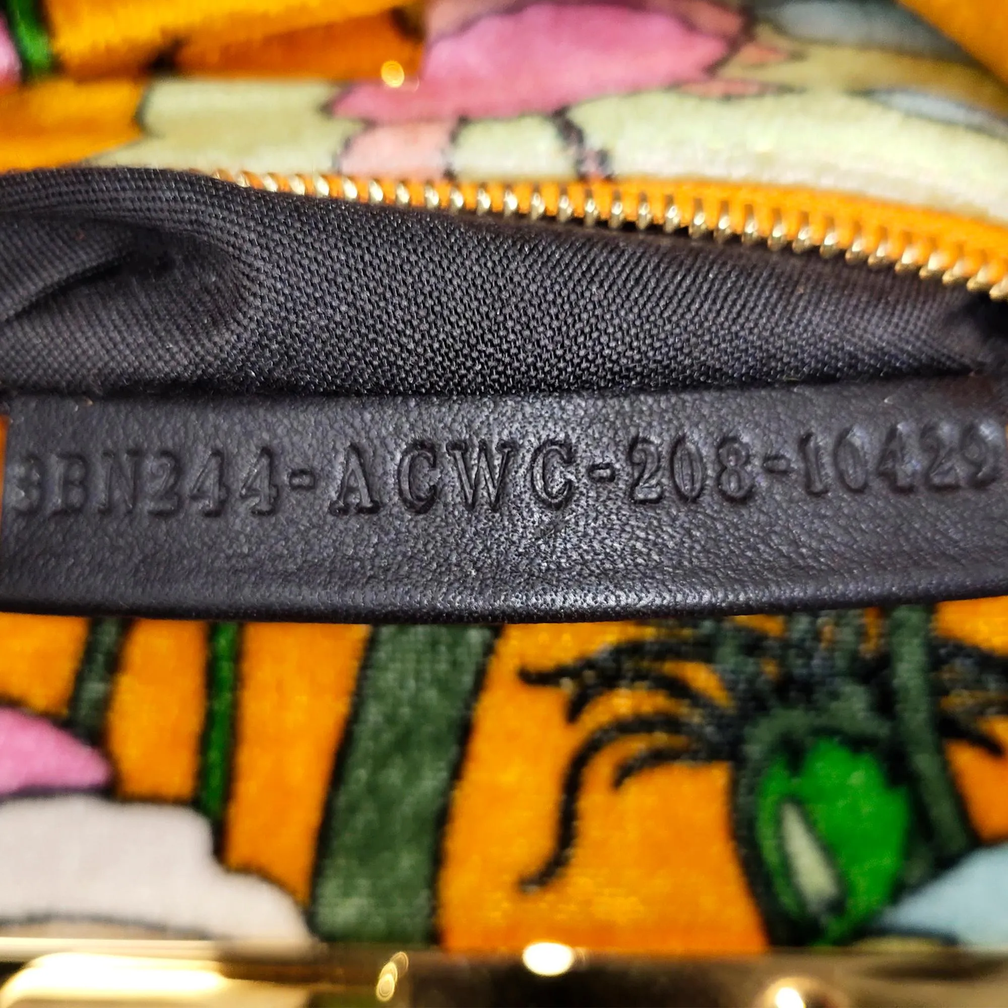 Fendi Mini Peekaboo Chenille Velvet Satchel (SHG-5t4Vi5)
