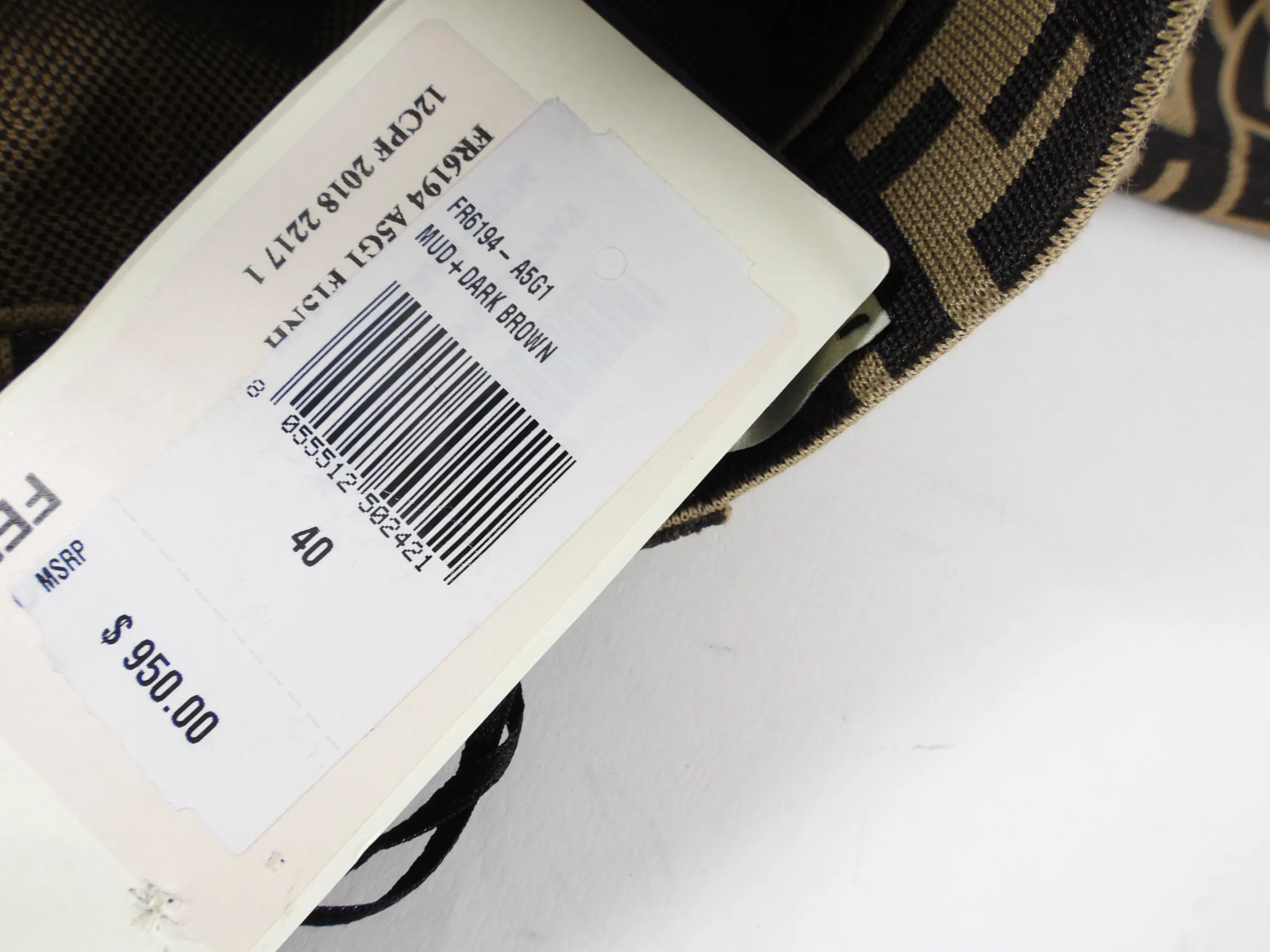 Fendi Zucca Knit Jersey Skinny Pants - IT40 / USA 2/4