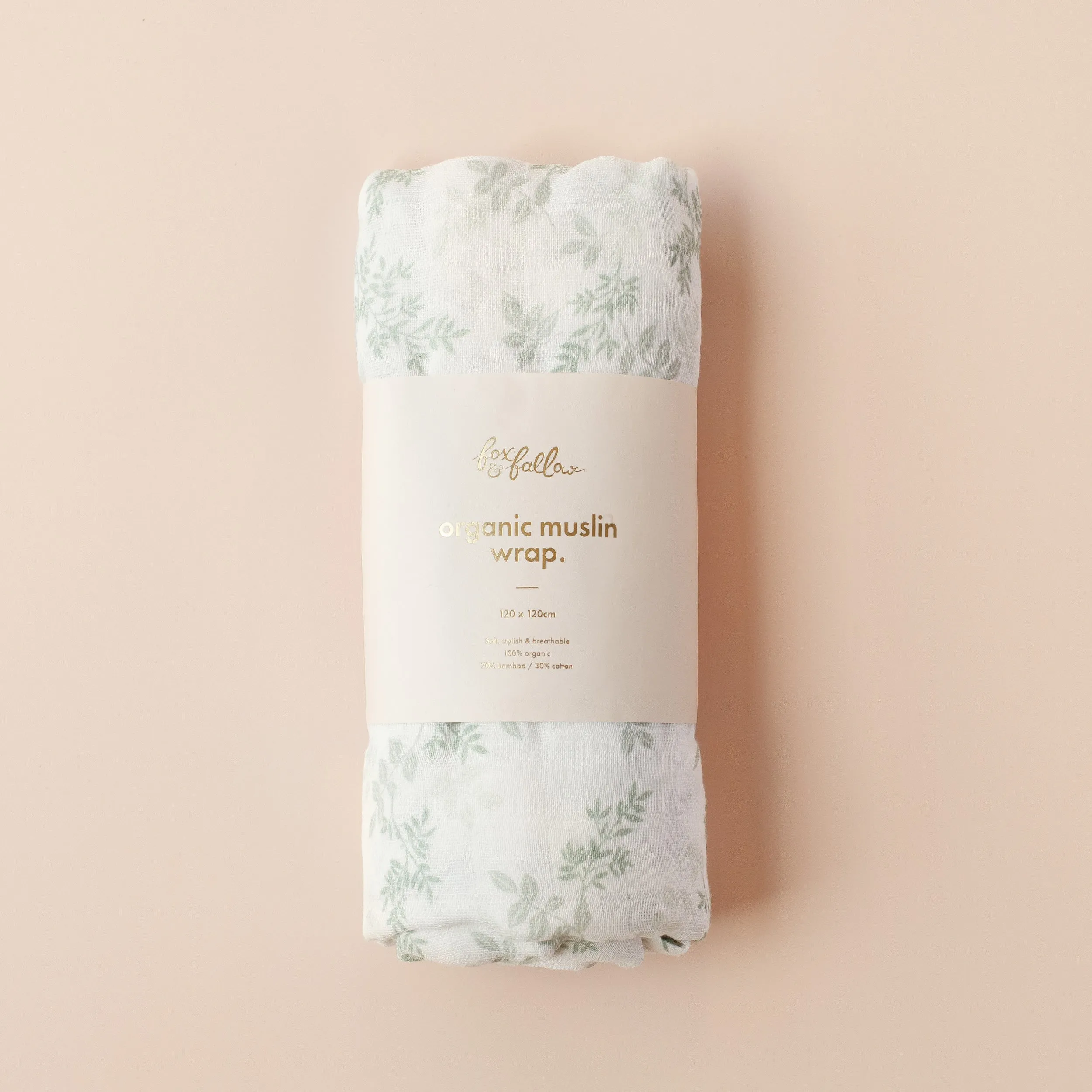 Fox & Fallow Organic Muslin Wrap - Cypress