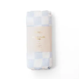 Fox & Fallow Organic Muslin Wrap - Powder Check Organic