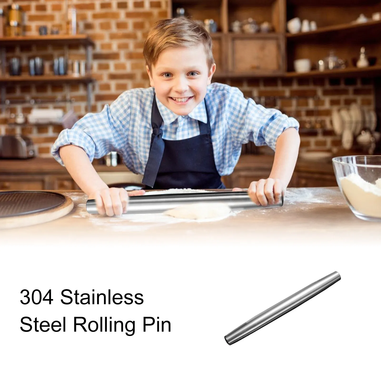 Funki Buys | Rolling Pins | Stainless Steel Rolling | Baking Tools