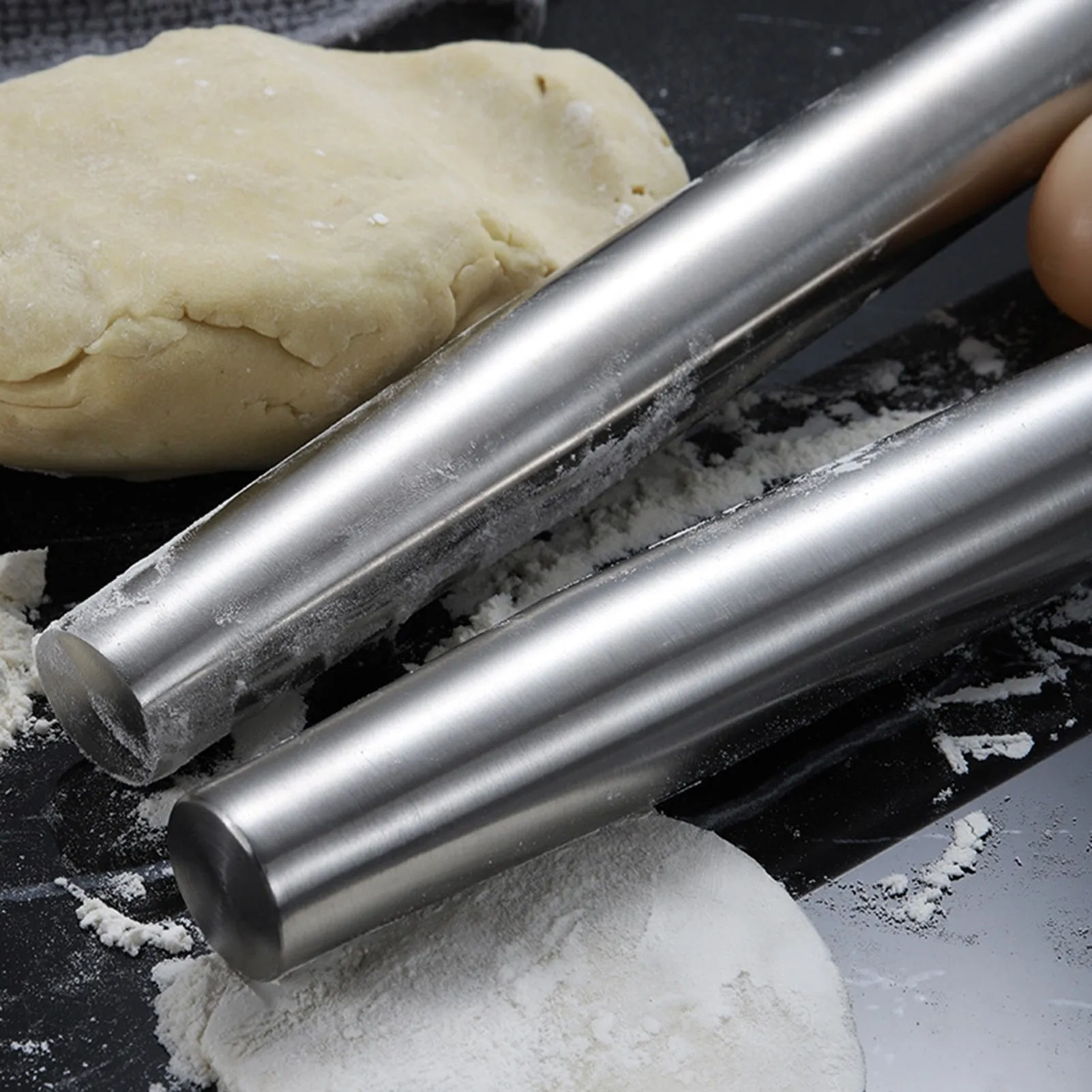 Funki Buys | Rolling Pins | Stainless Steel Rolling | Baking Tools