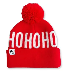 George Hats - HoHoHo Pom Beanie in Red