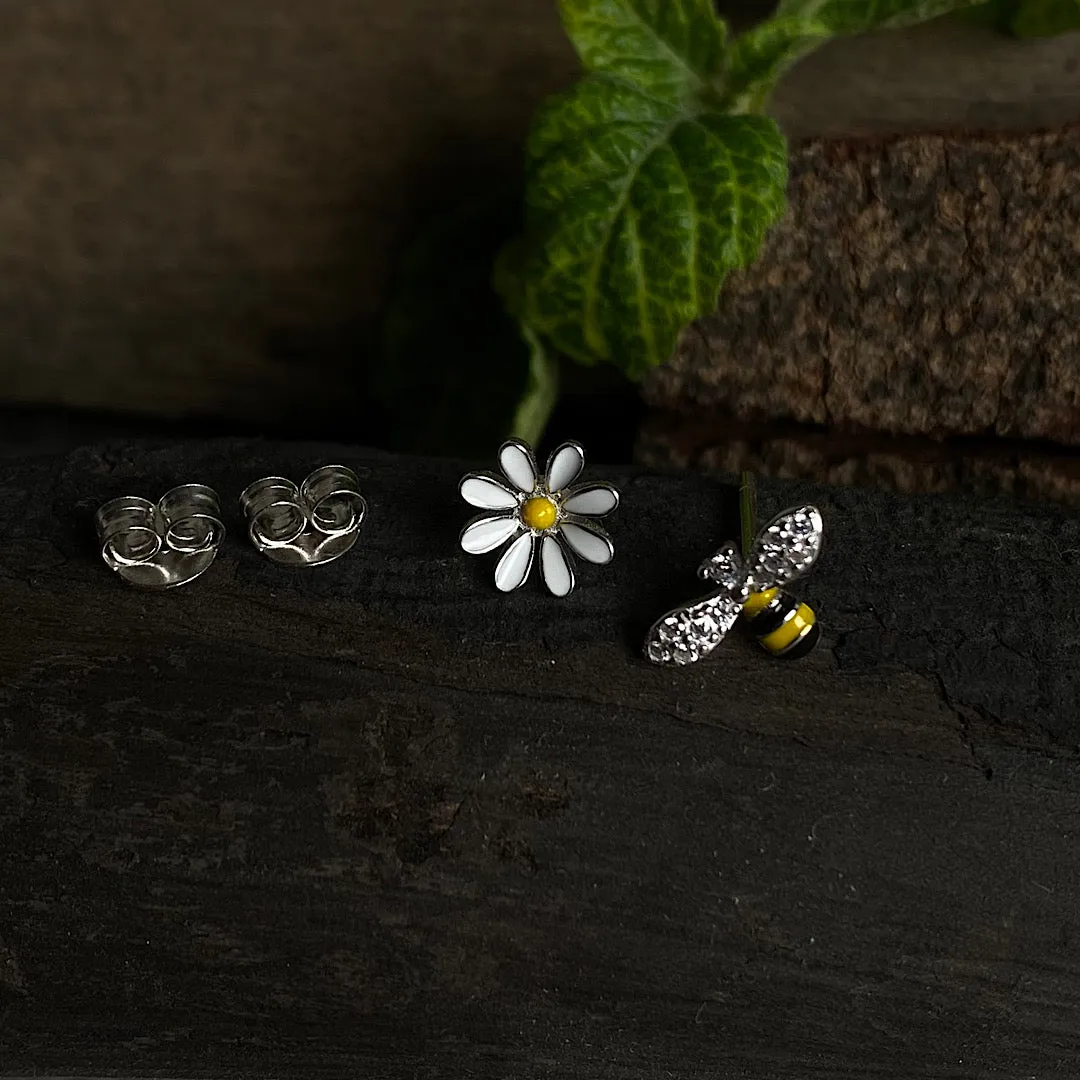 Honey Bee & Flower