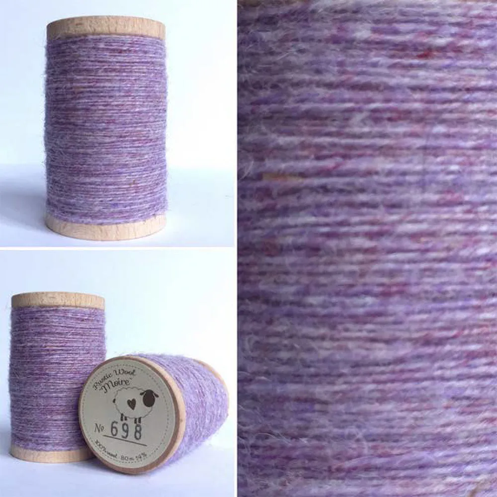 IRIS Hand Dyed Fat QUARTER Wool Fabric for Wool Applique and Rug Hooking
