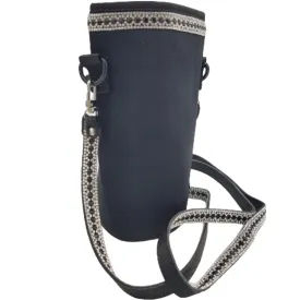 Jacqueline Kent BBC001.SIBK Bubbles & Bling Tumbler Tote Aristocrat Silver Black