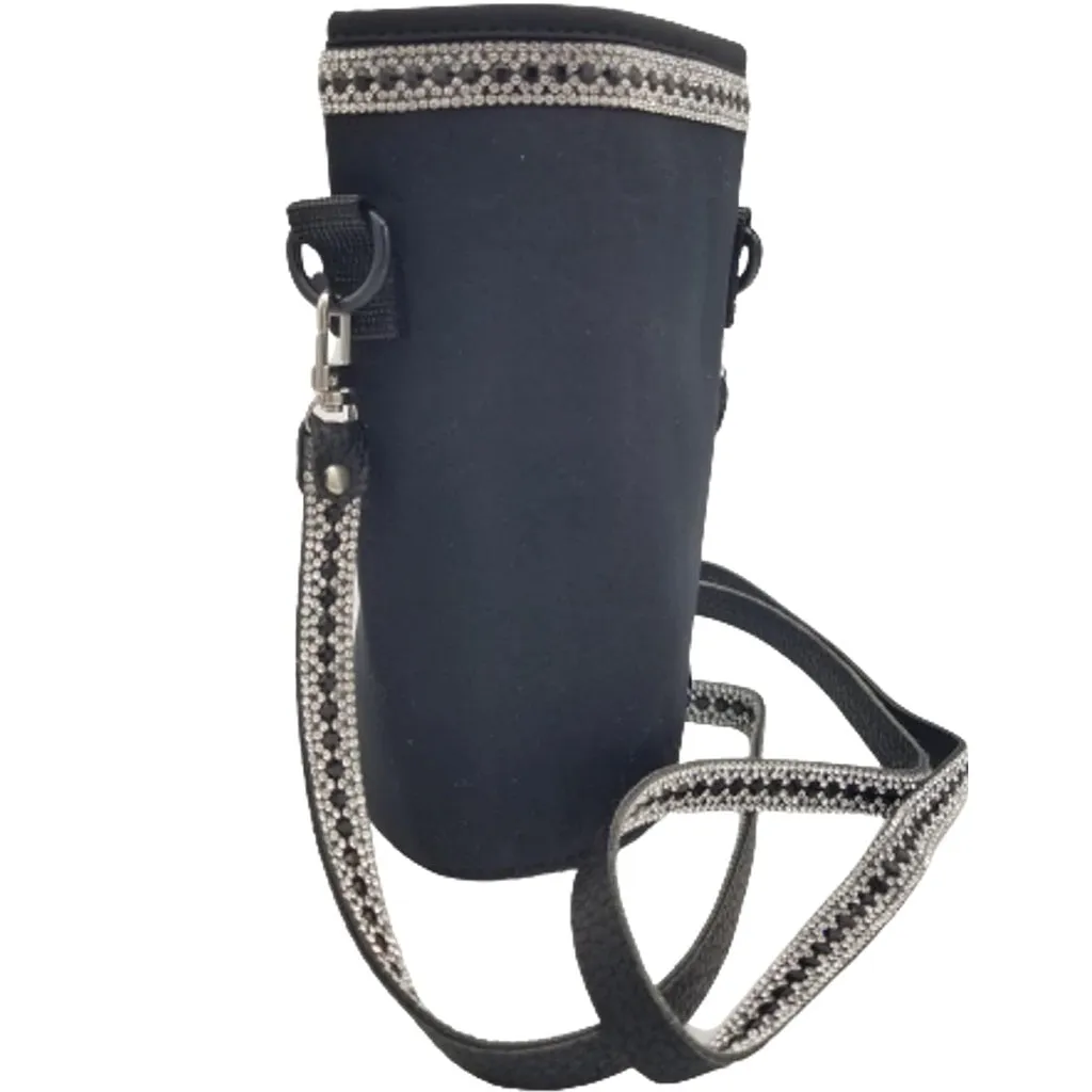 Jacqueline Kent BBC001.SIBK Bubbles & Bling Tumbler Tote Aristocrat Silver Black