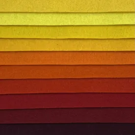 Large Wool Felt Roll - Sunspots