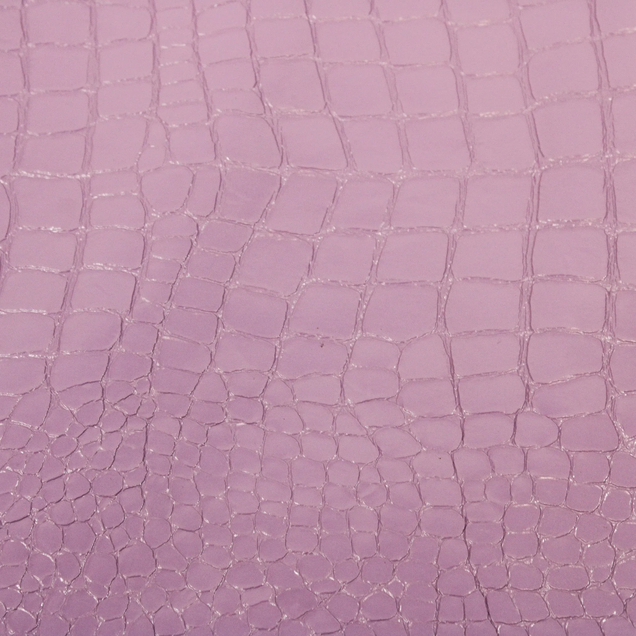 LAVENDER EMBOSSED COWHIDE