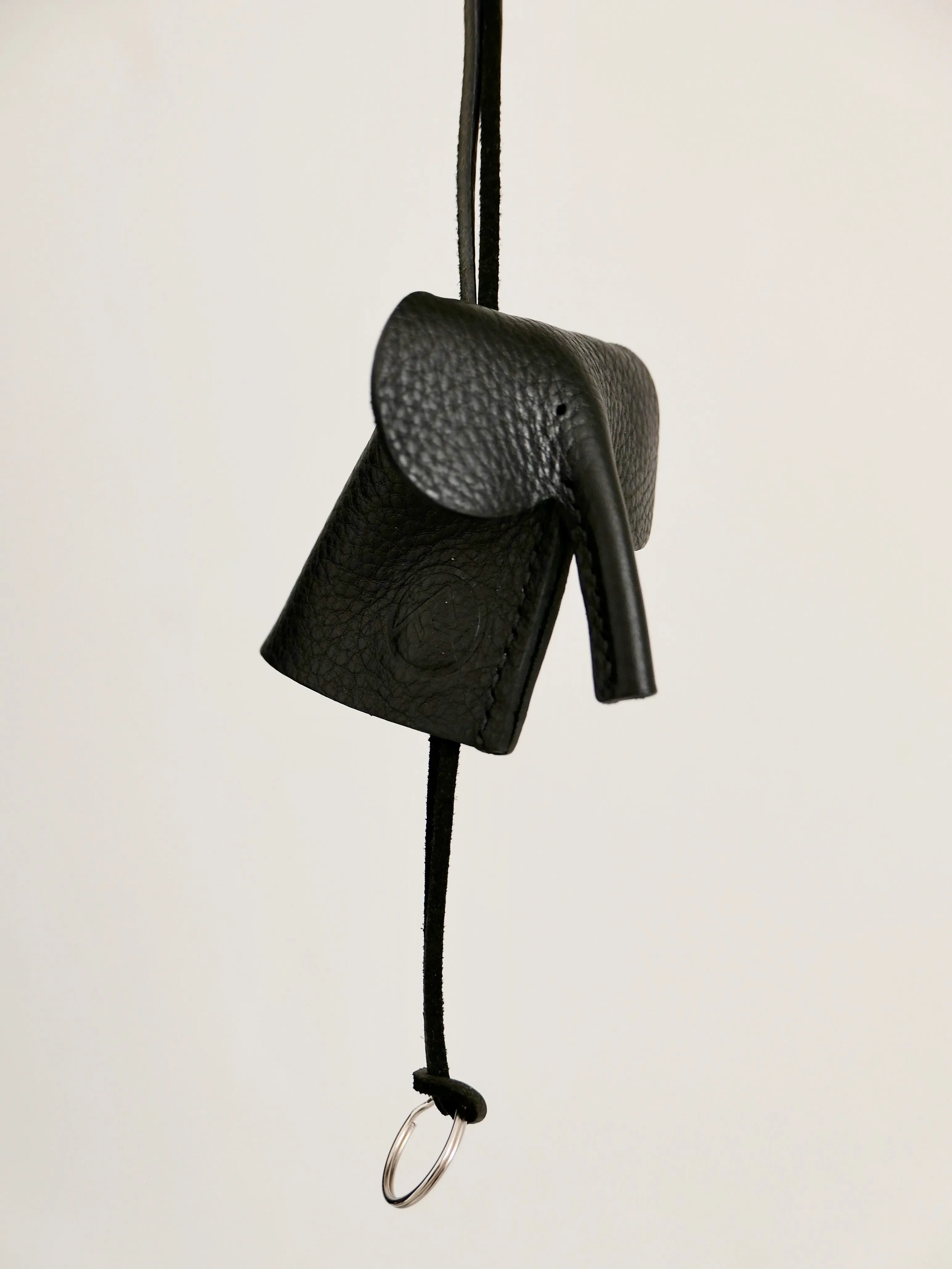 Leather Key Cover - Ettore in Dark Brown